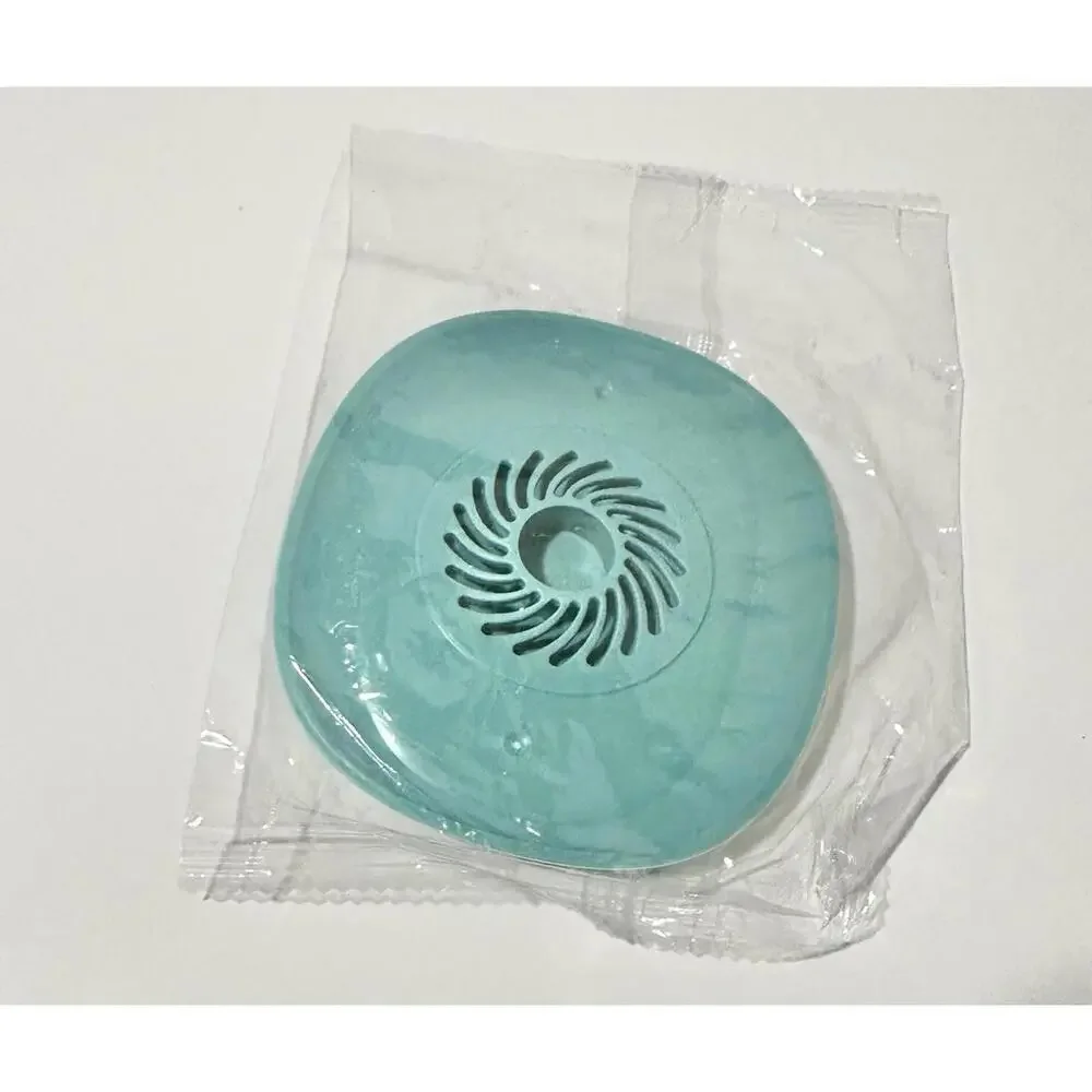 Silicone Teal Drain Plug Stopper and Strainer - Push Button Operation